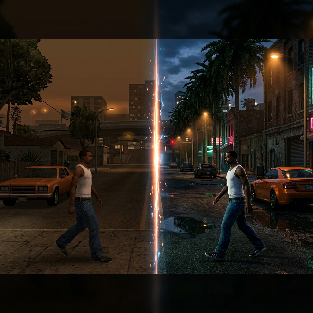 GTA San Andreas Mod vs Original